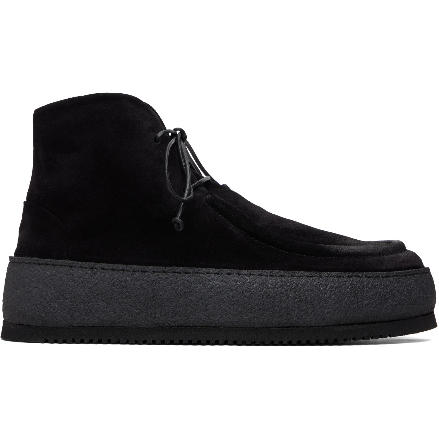 Marsèll Black Parapana Leather Ankle Boots