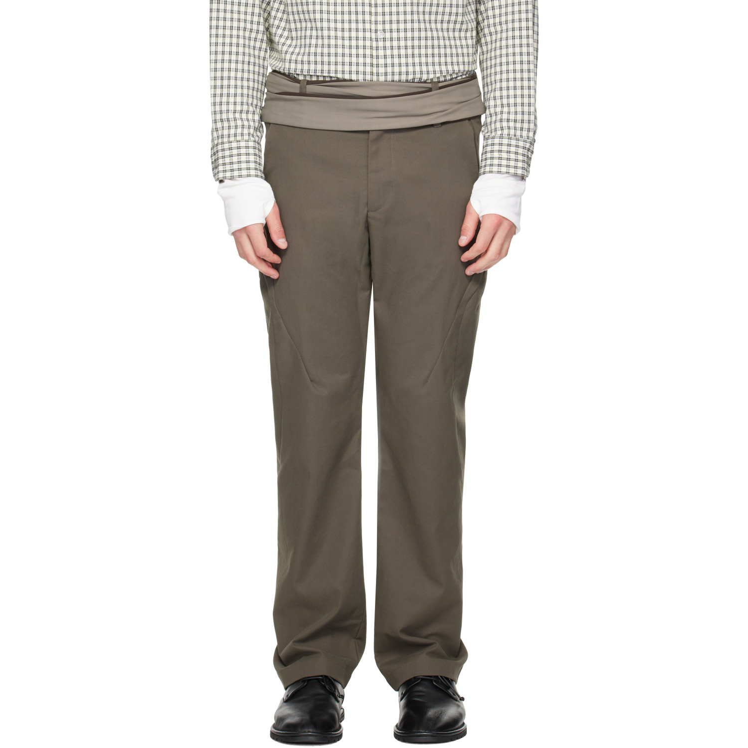POST ARCHIVE FACTION (PAF) Khaki Climber Trousers