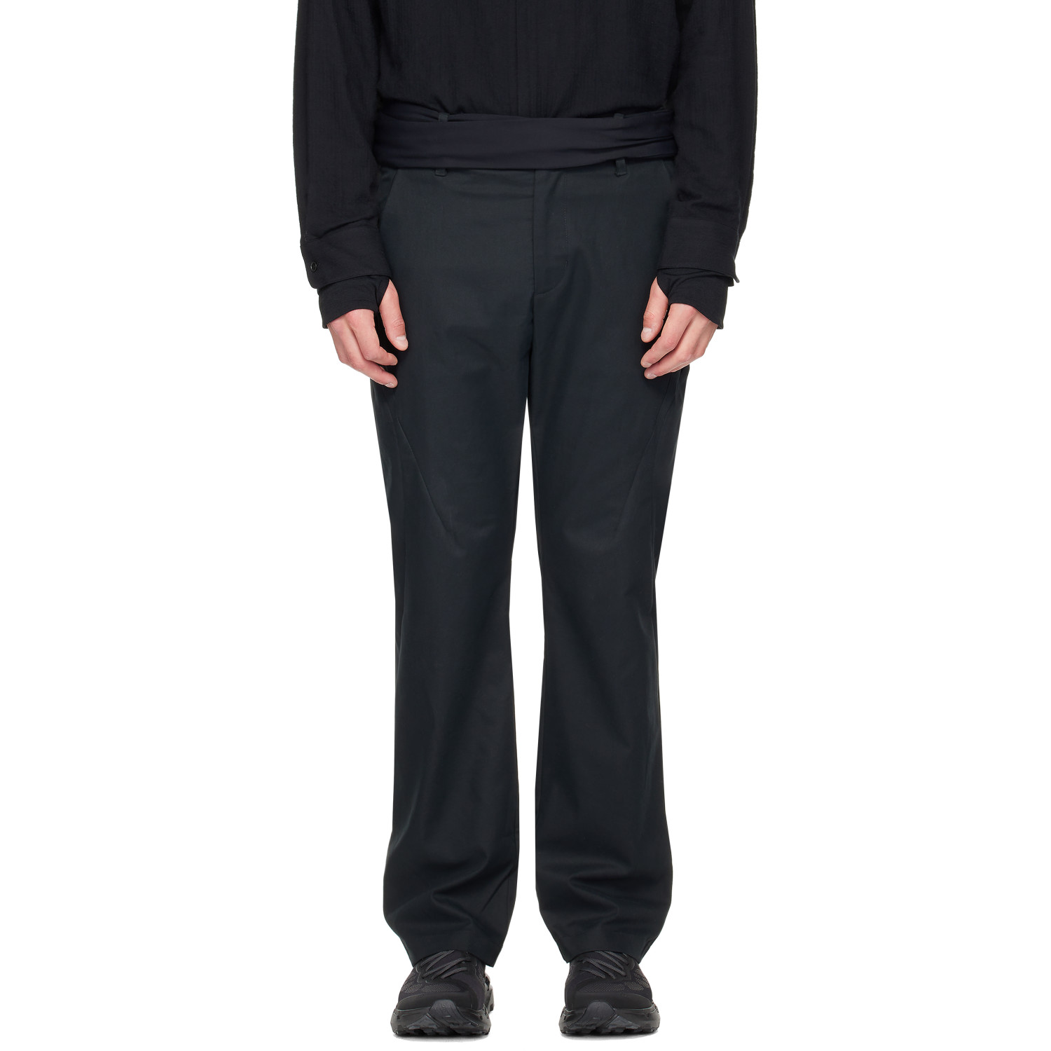POST ARCHIVE FACTION (PAF) Black Climber Trousers
