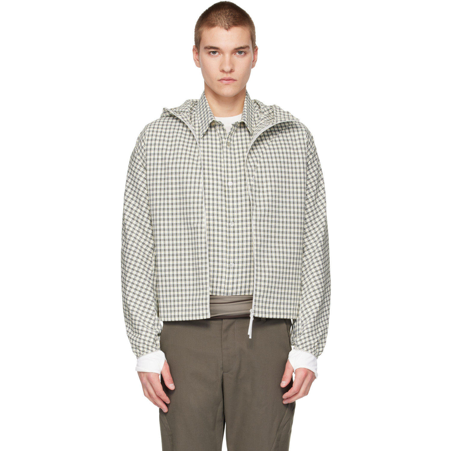 POST ARCHIVE FACTION (PAF) Yellow & Green Runner Jacket