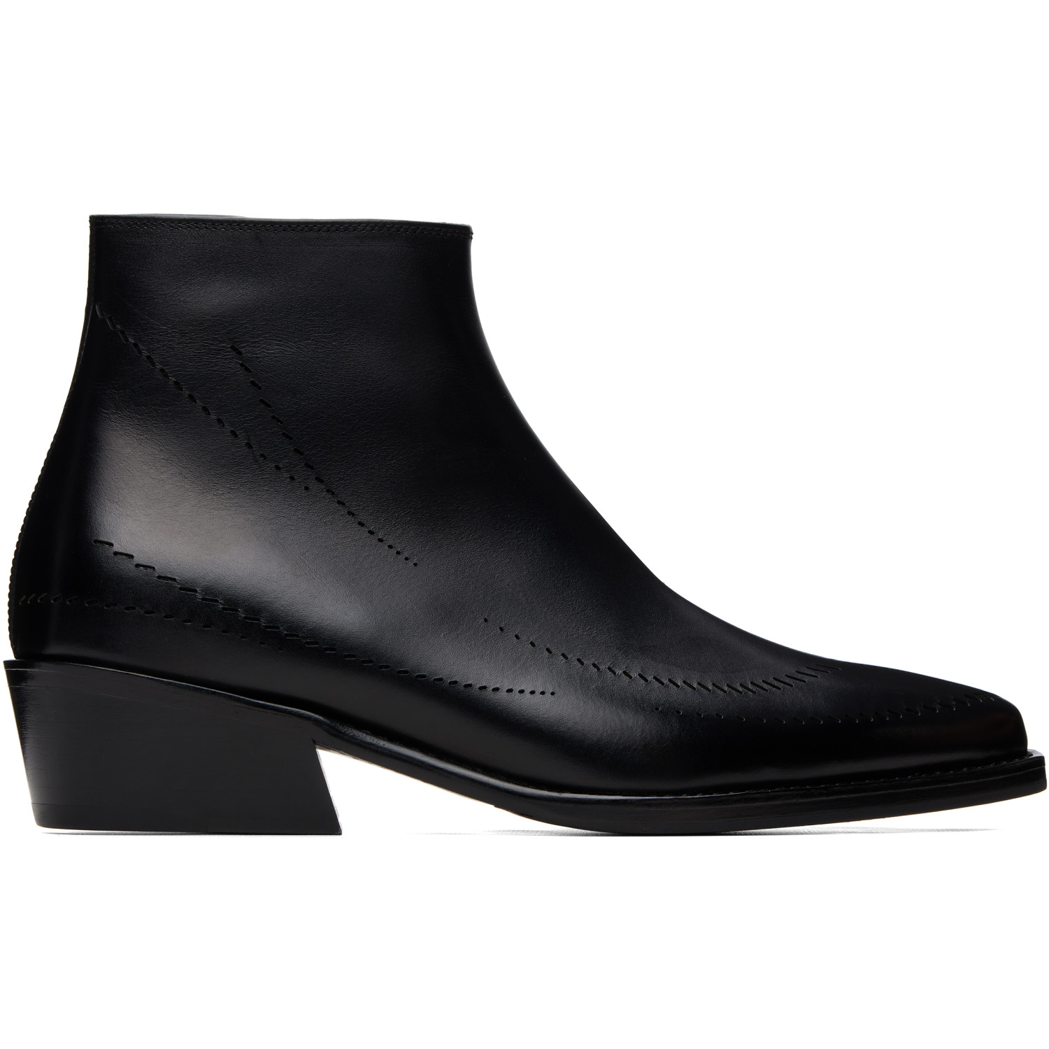 POST ARCHIVE FACTION (PAF) Black Breath Chelsea Boots