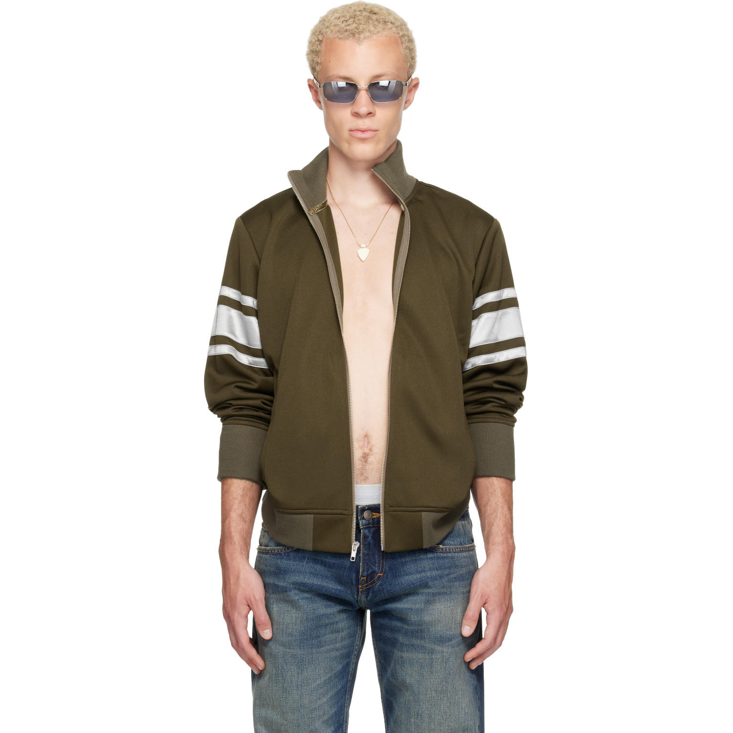 Raimundo Langlois Khaki Track Jacket