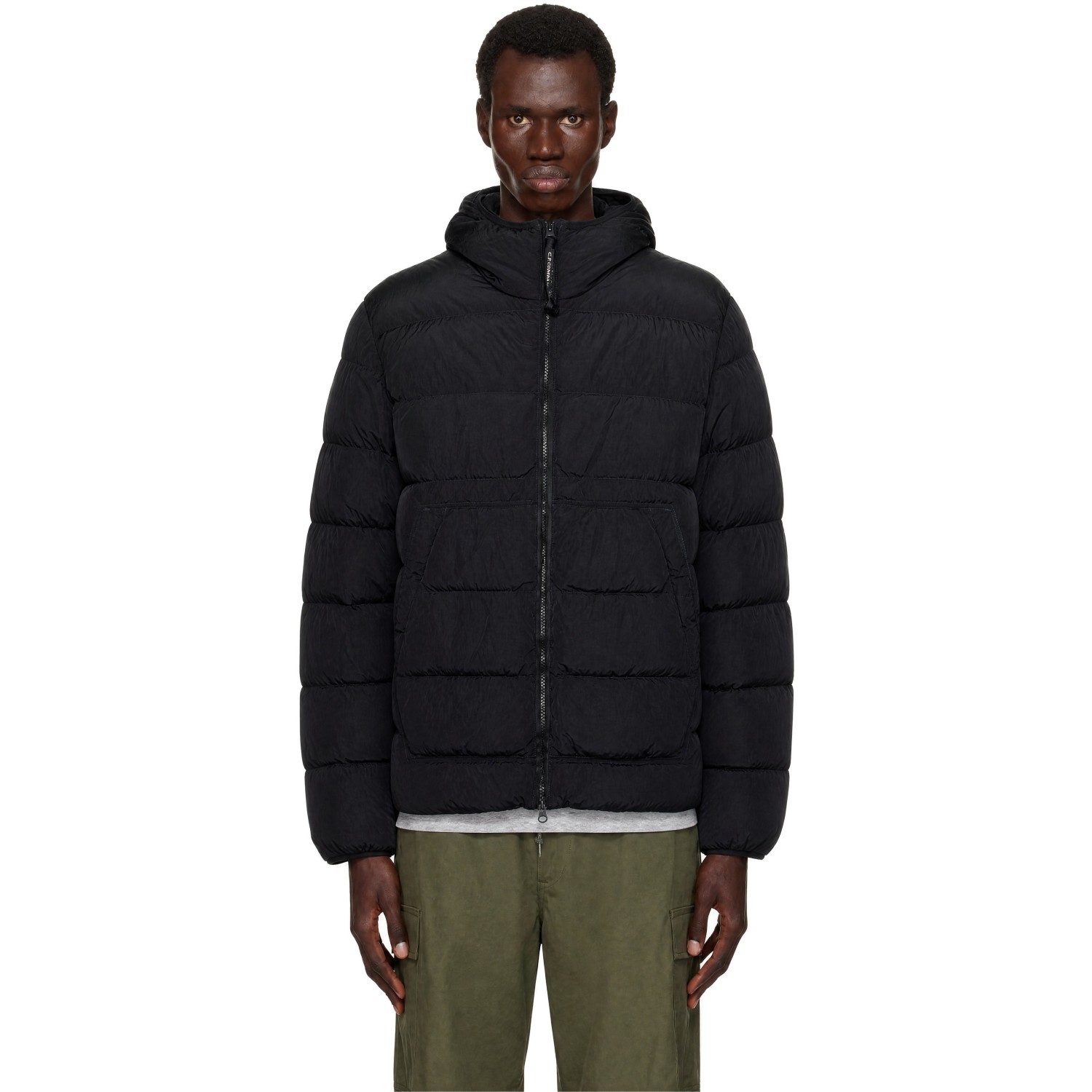 C.P. Company Black Chrome-R Goggle Down Jacket