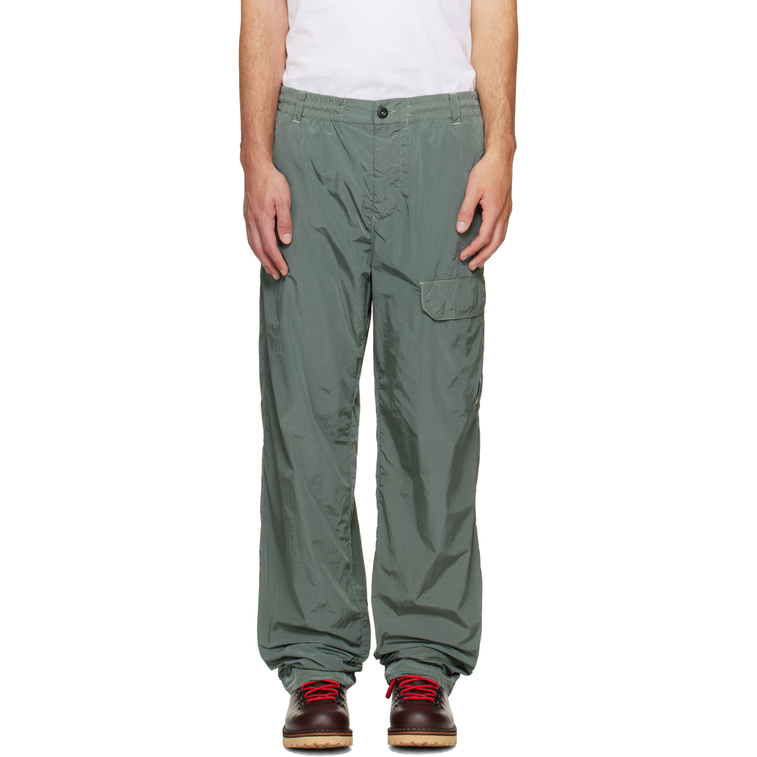C.P. Company Gray Chrome-R Regular Lens Cargo Pants