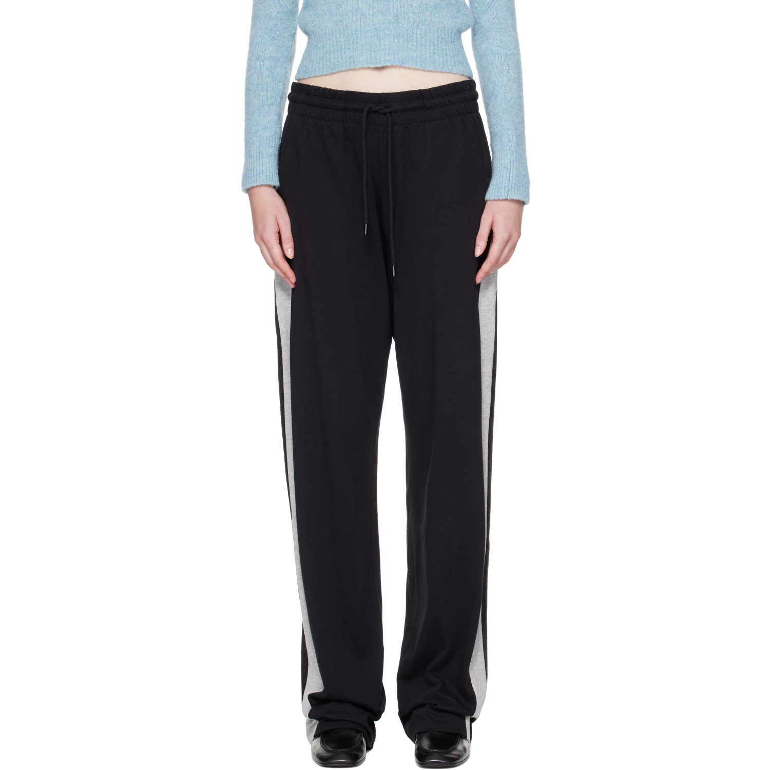 Dries Van Noten Black Cotton Lounge Pants