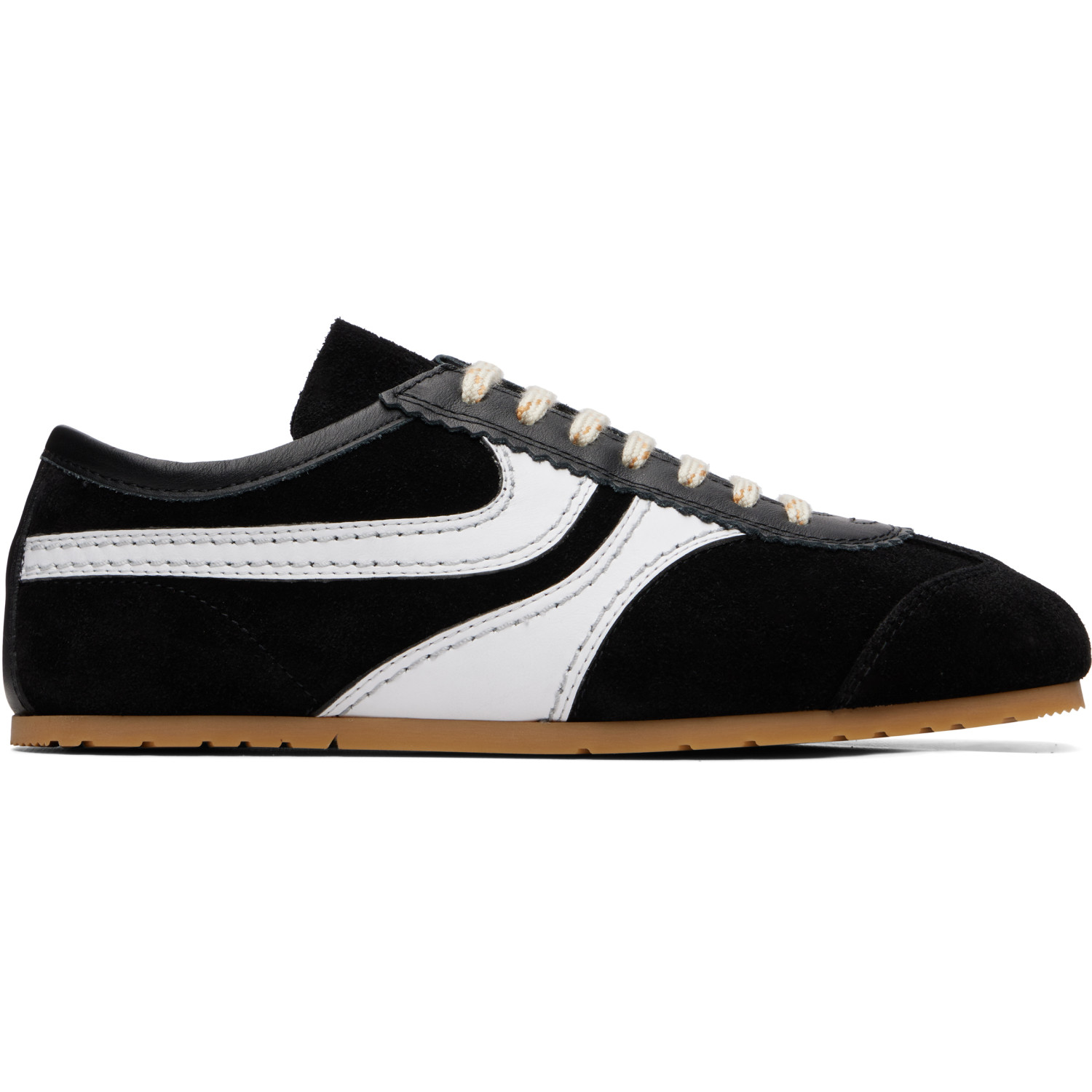 Dries Van Noten Black Suede Sneakers