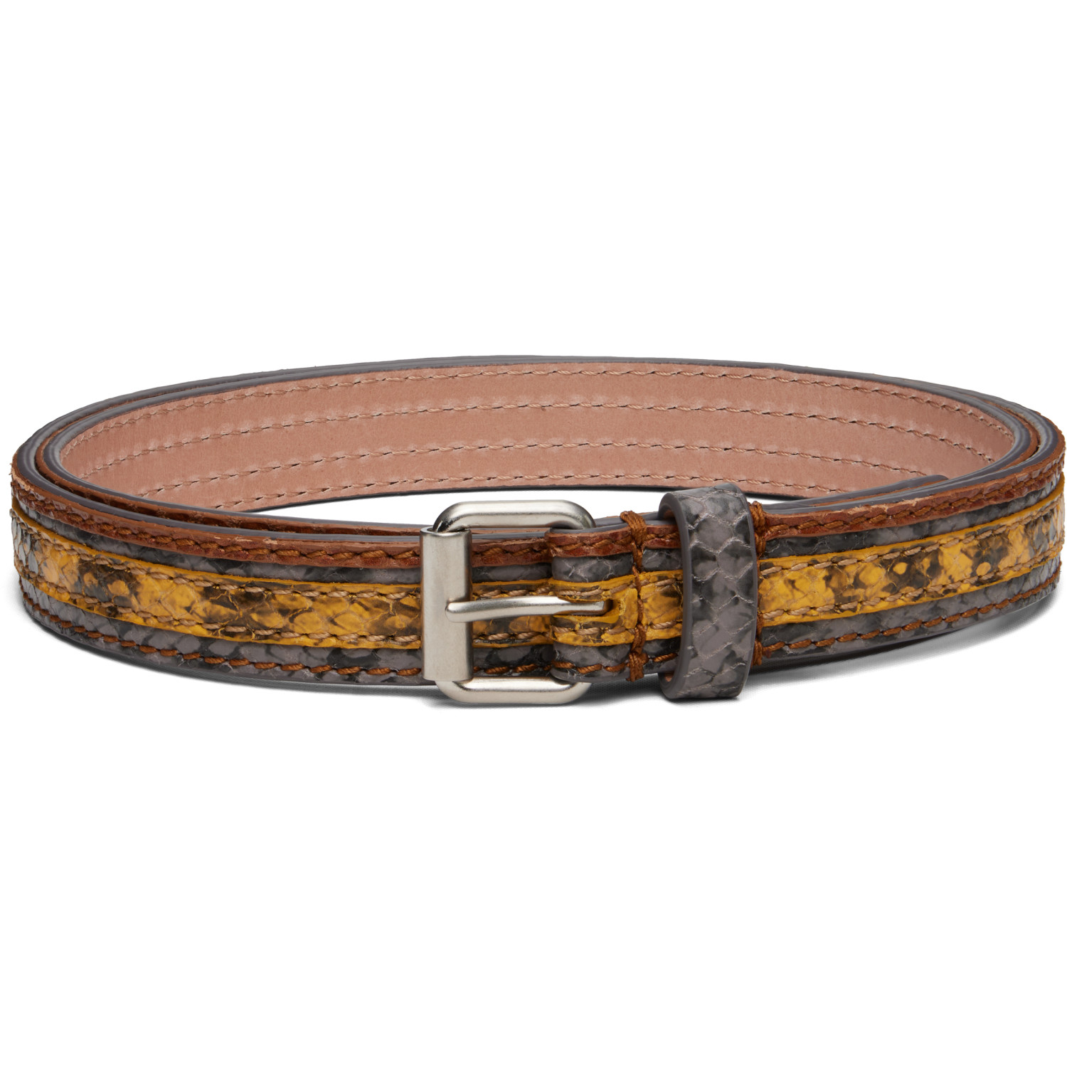Dries Van Noten Multicolor Striped Belt