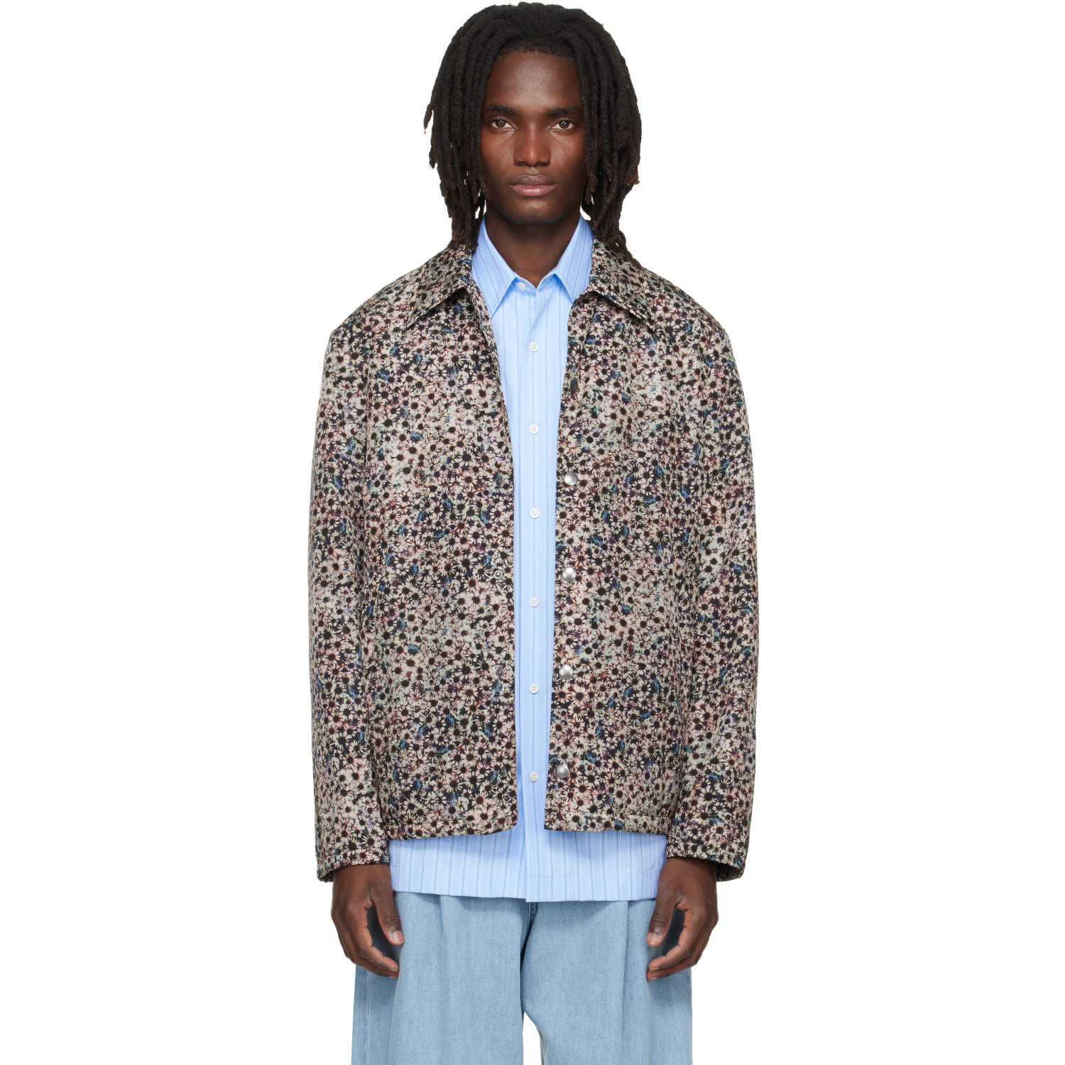 Dries Van Noten Multicolor Floral Jacket