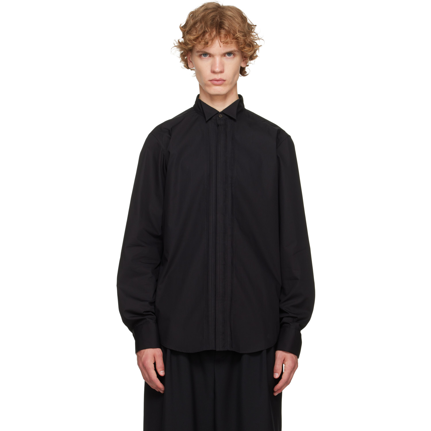Dries Van Noten Black Cotton Shirt