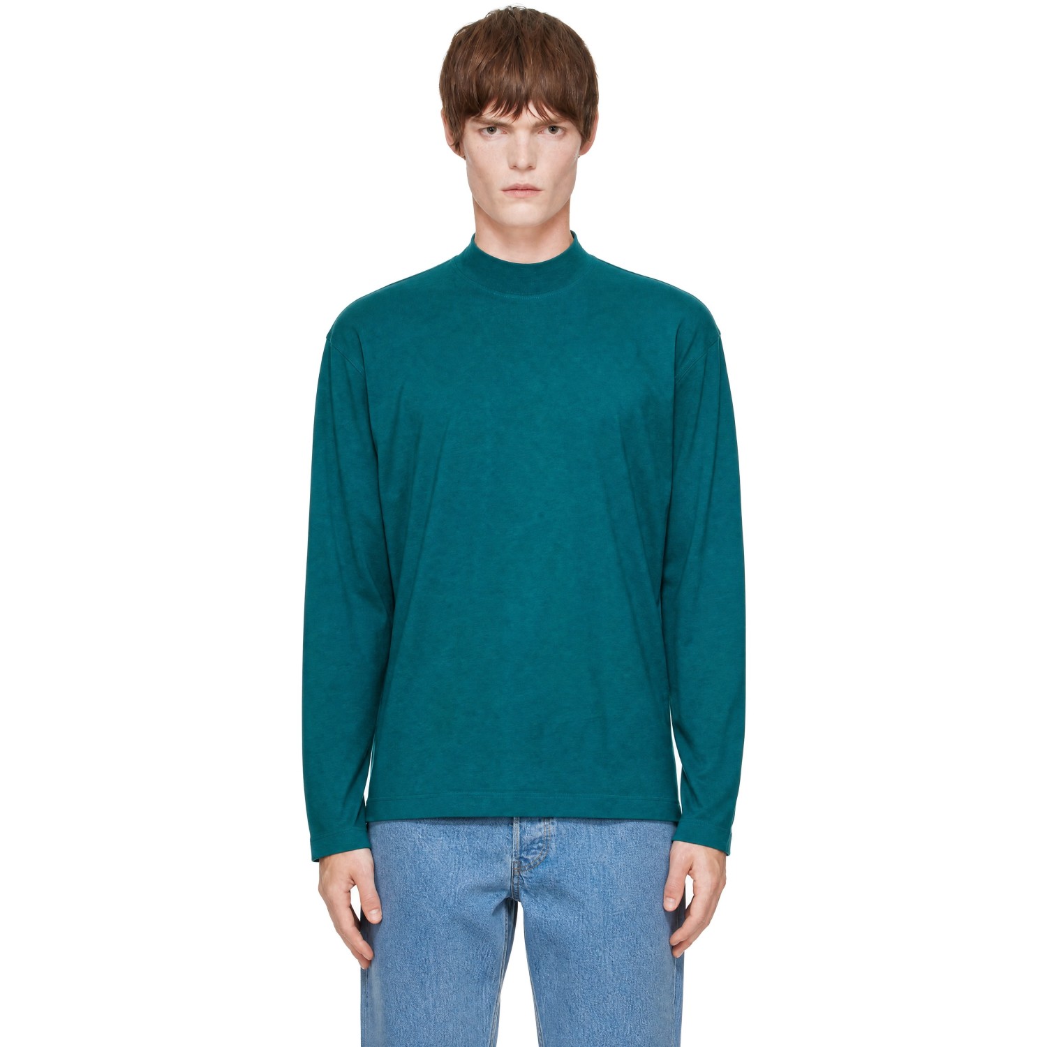 Dries Van Noten Green Long Sleeve T-shirt