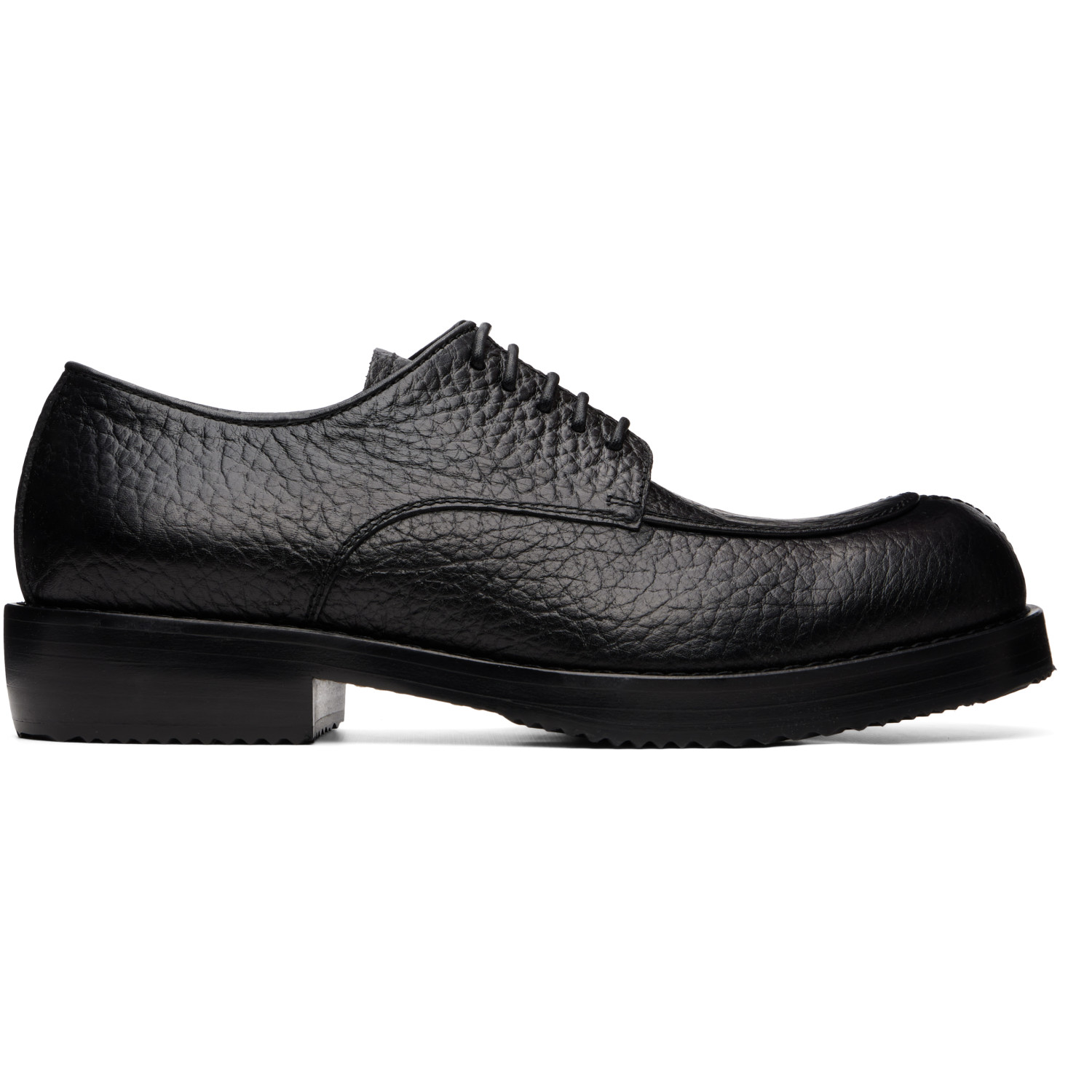 Dries Van Noten Black Leather Derbys