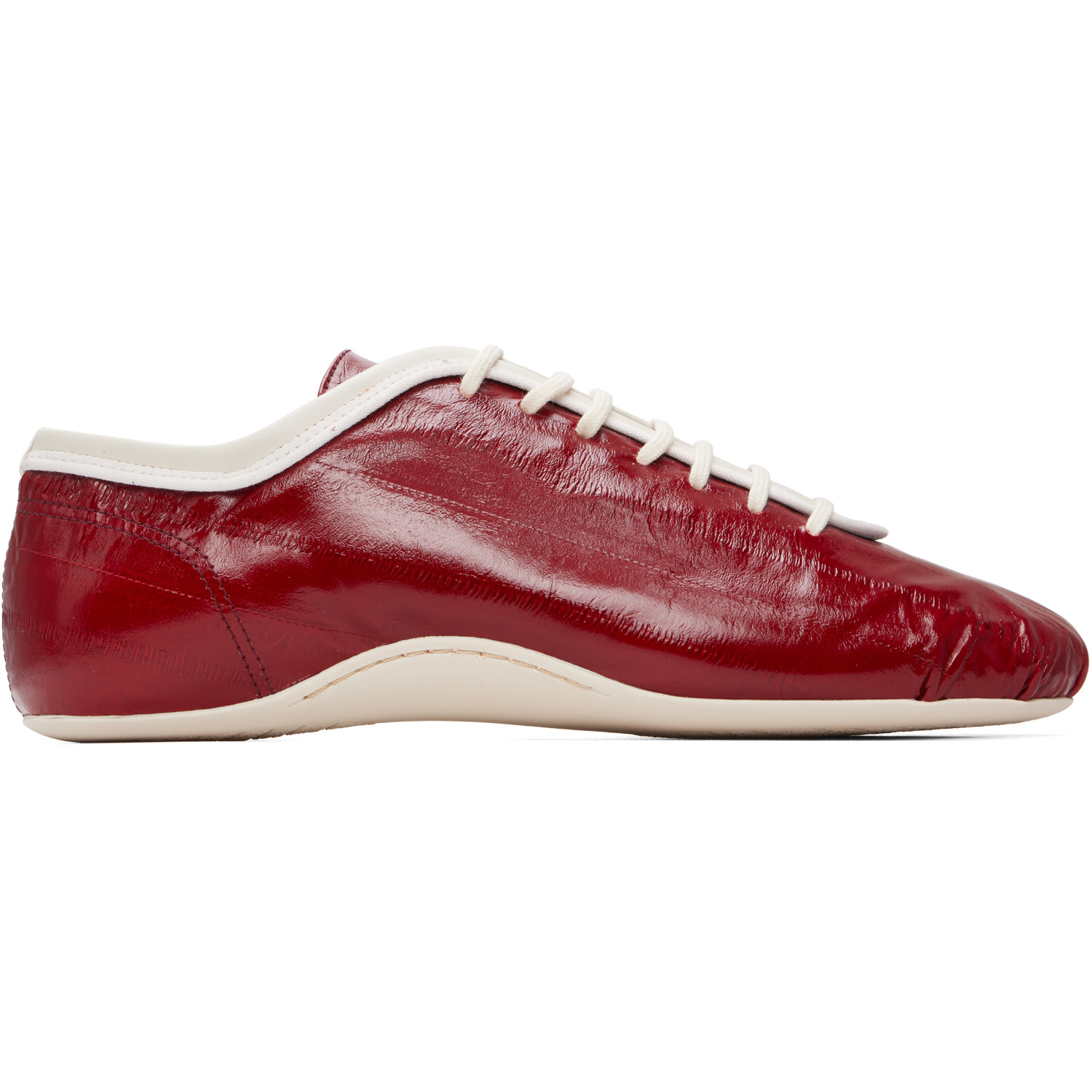 Dries Van Noten Red Ballerina Sneakers