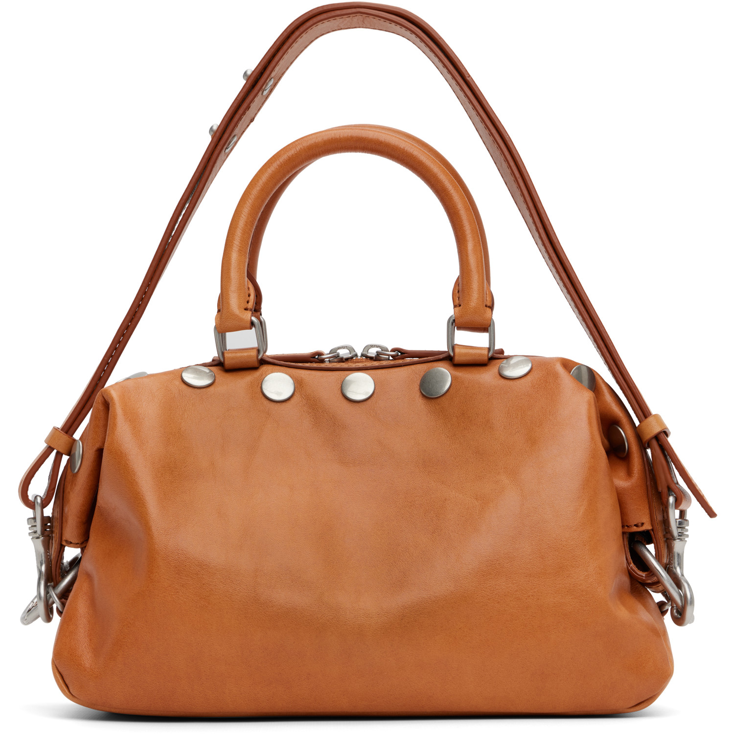 MARGESHERWOOD Brown Dumpling Stud Mini Bag