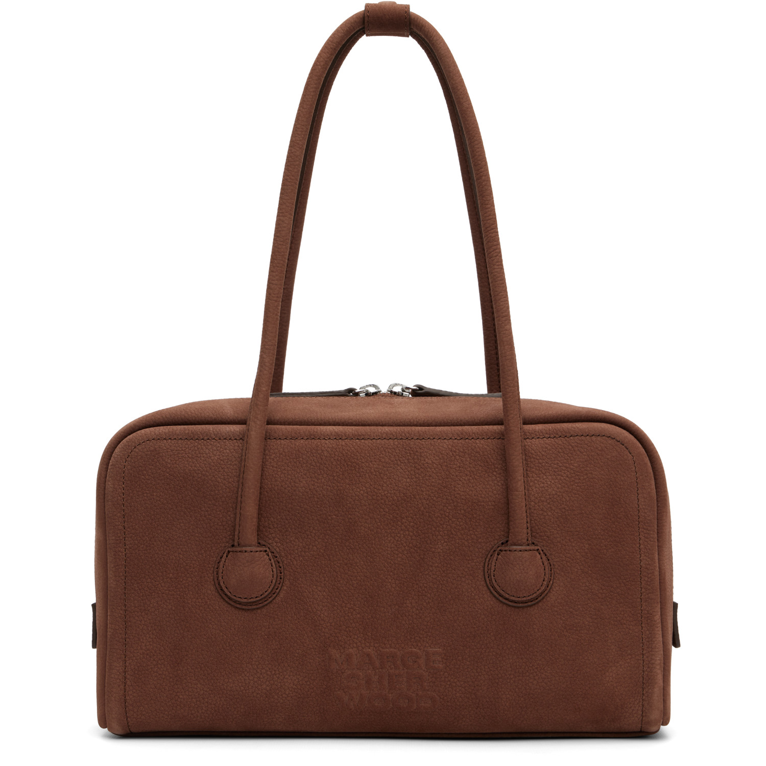 MARGESHERWOOD Brown Soft Boston Small Bag