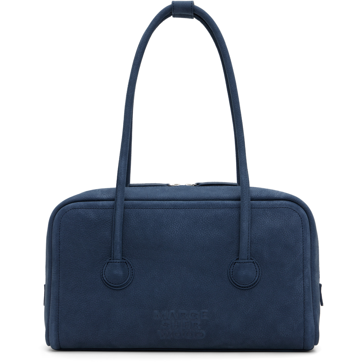 MARGESHERWOOD Blue Soft Boston Small Bag