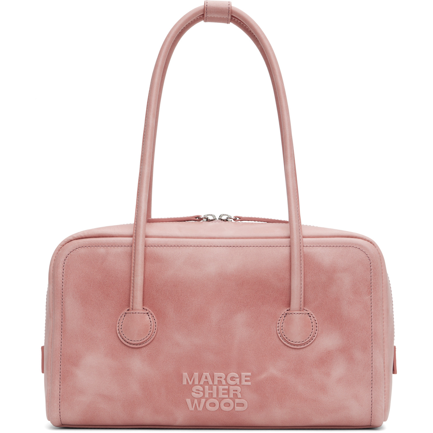 MARGESHERWOOD Pink Soft Boston Small Bag