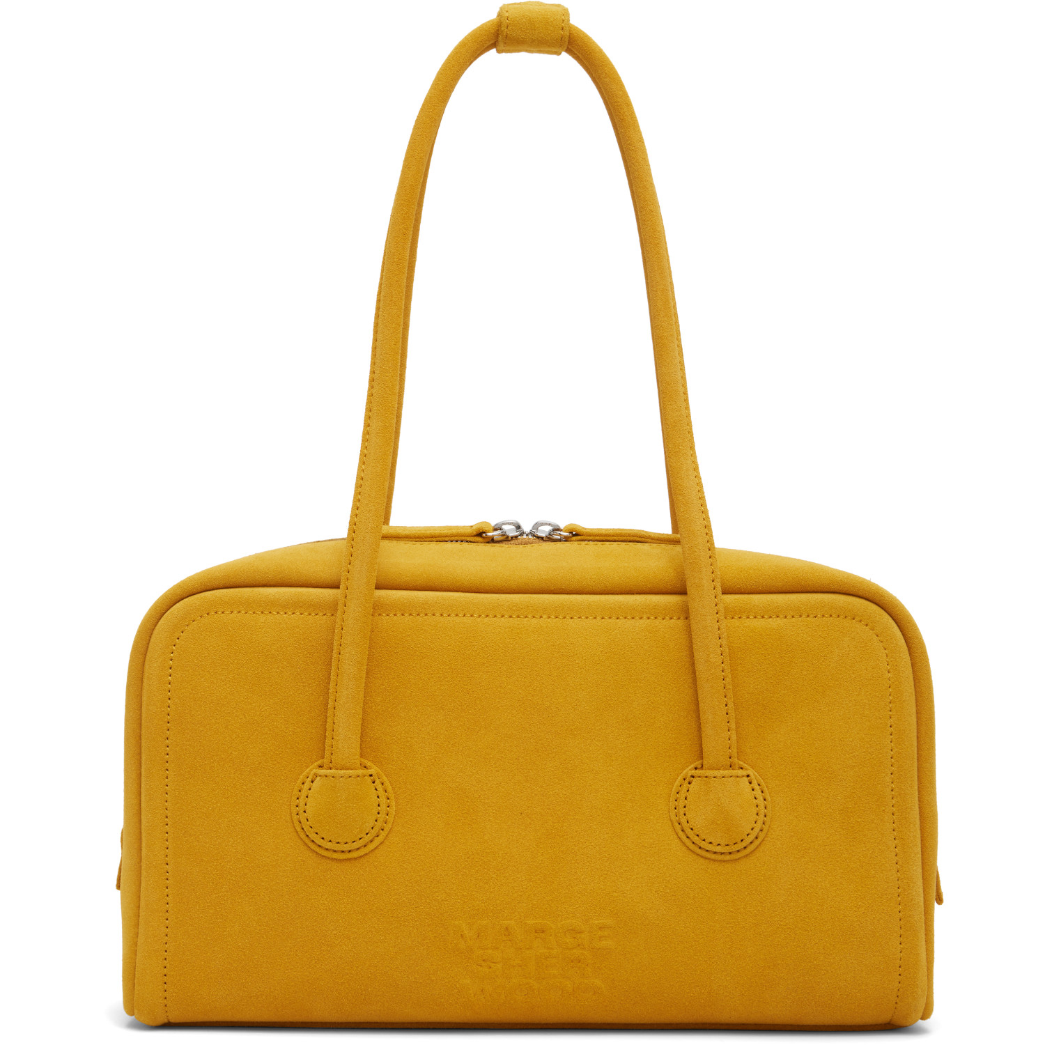 MARGESHERWOOD Yellow Soft Boston Small Bag