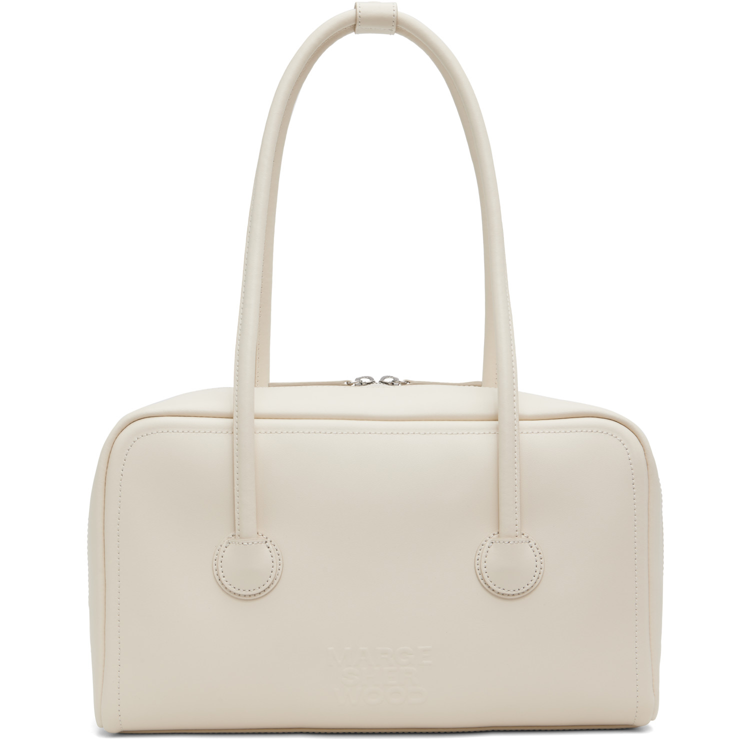 MARGESHERWOOD Off-White Soft Boston Bag