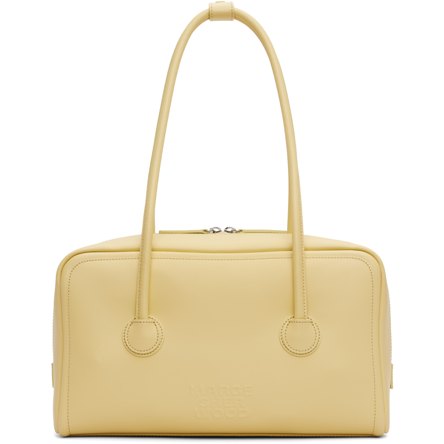 MARGESHERWOOD Yellow Soft Boston Bag