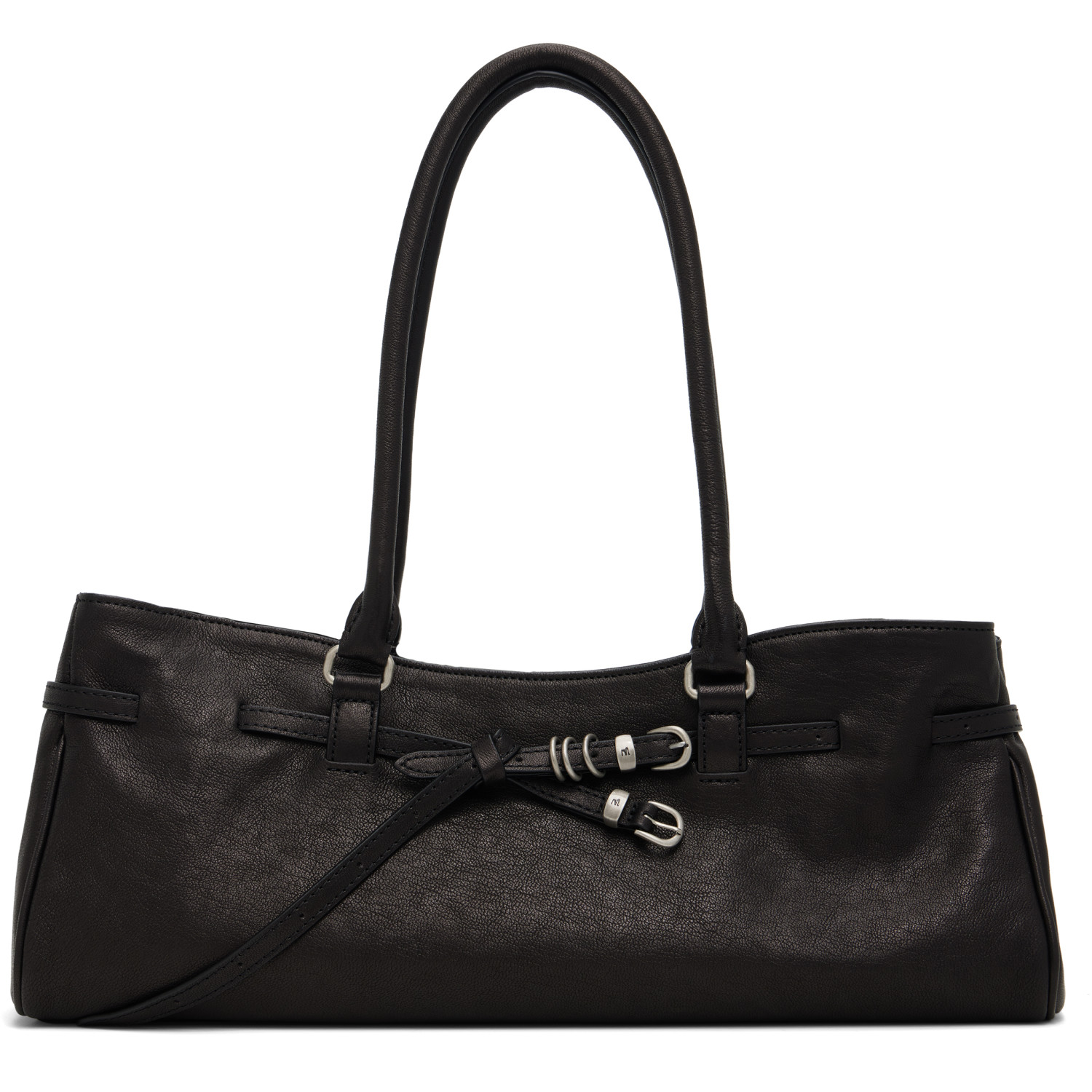 MARGESHERWOOD Black Soft Grandma Shoulder Bag