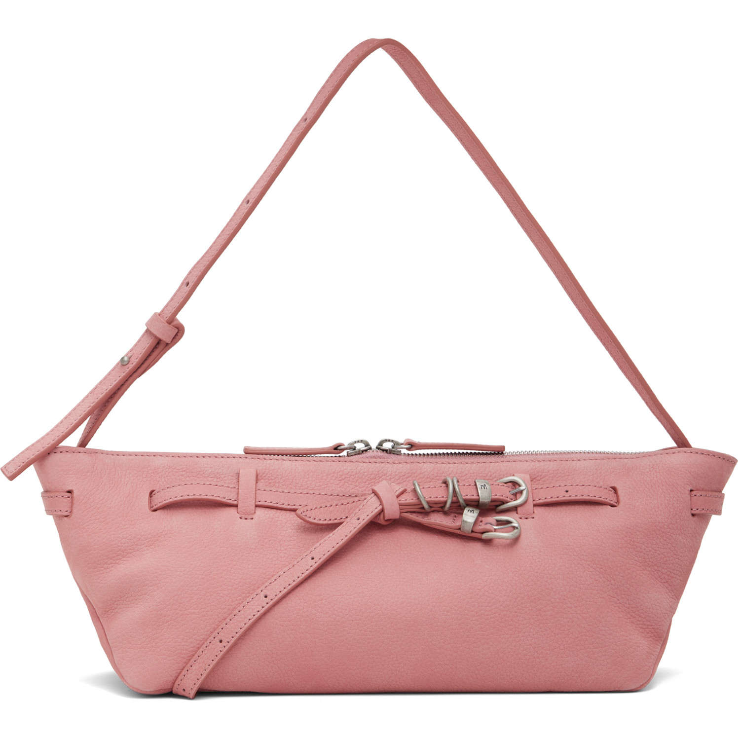 MARGESHERWOOD Pink Leather 'Grandma' Used Sling Bag