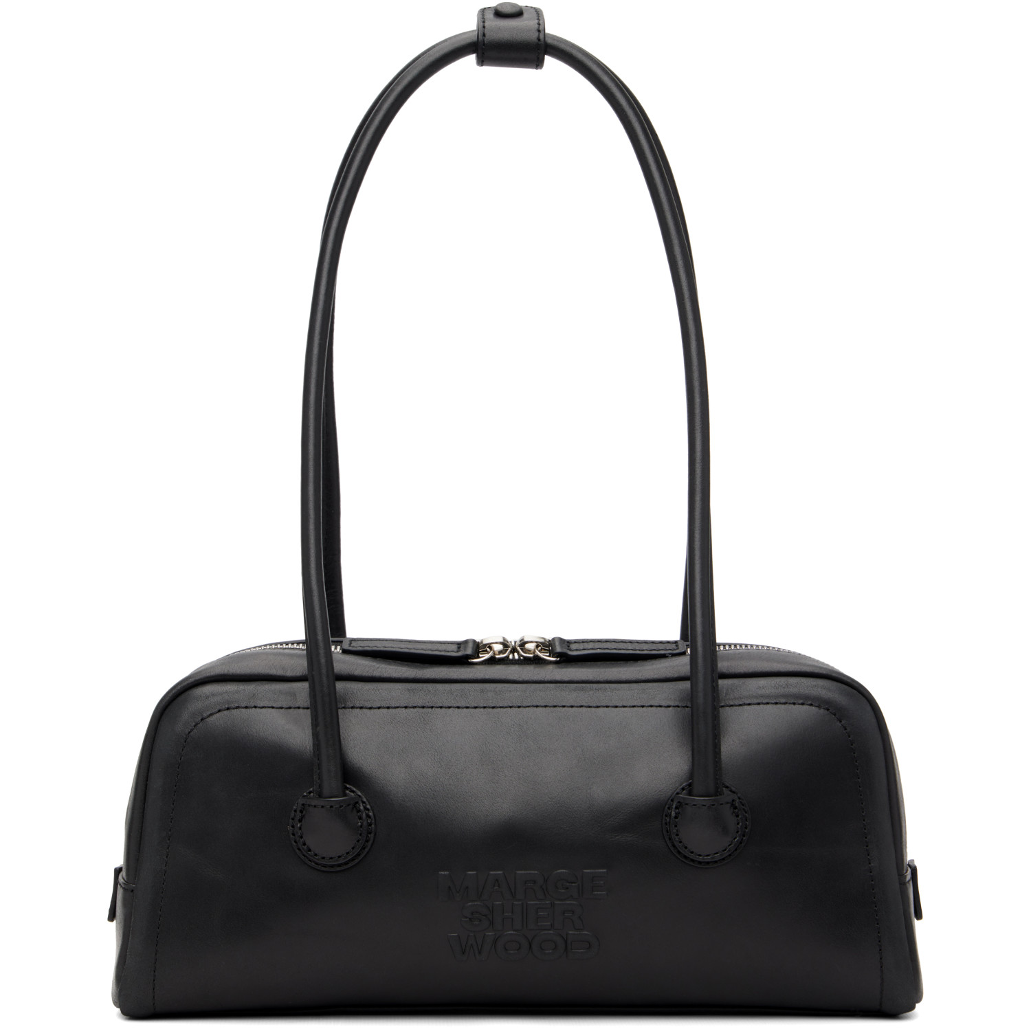 MARGESHERWOOD Black Soft Boston EW Bag