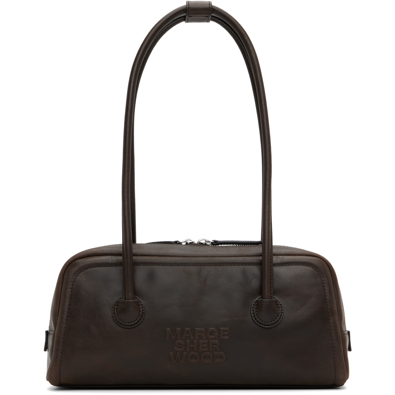 MARGESHERWOOD Brown Soft Boston EW Bag
