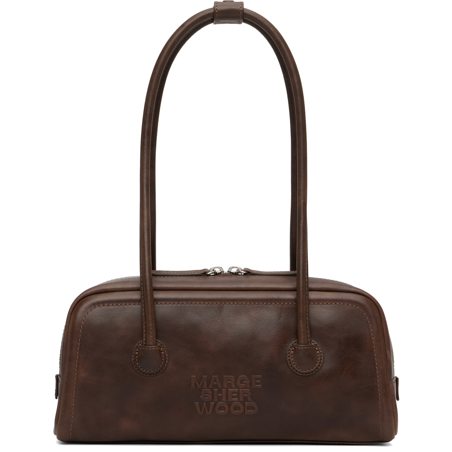 MARGESHERWOOD Brown Soft Boston EW Bag