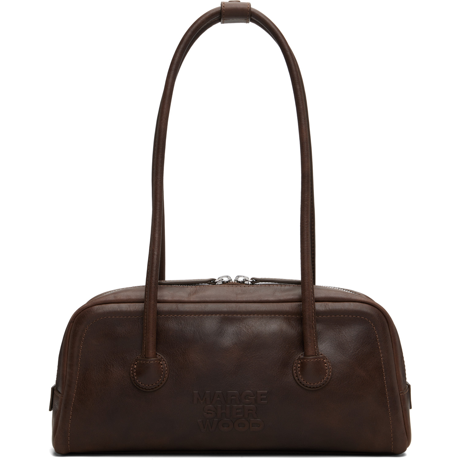 MARGESHERWOOD Brown Soft Boston EW Mini Bag