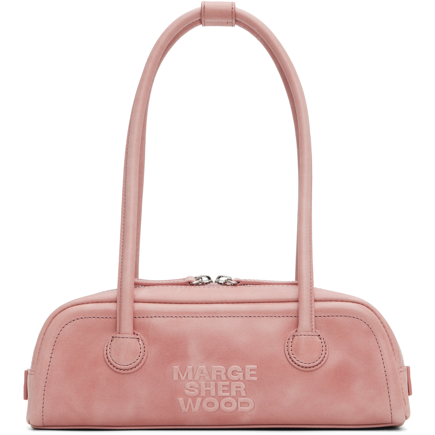 MARGESHERWOOD Pink Soft Boston EW Mini Bag