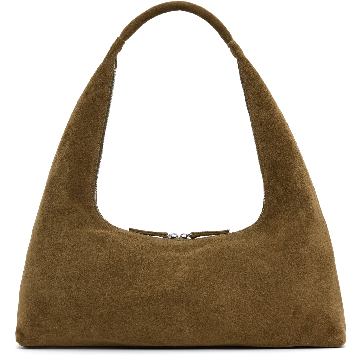 MARGESHERWOOD Khaki Suede Large Bag
