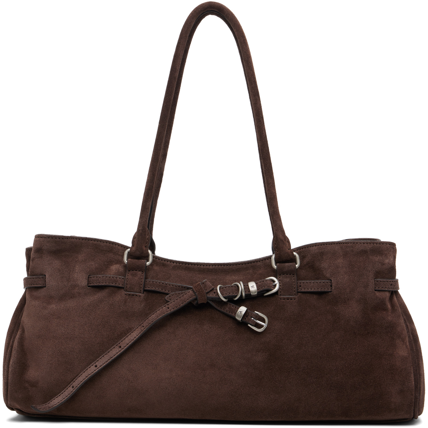 MARGESHERWOOD Brown Soft Grandma Shoulder Bag