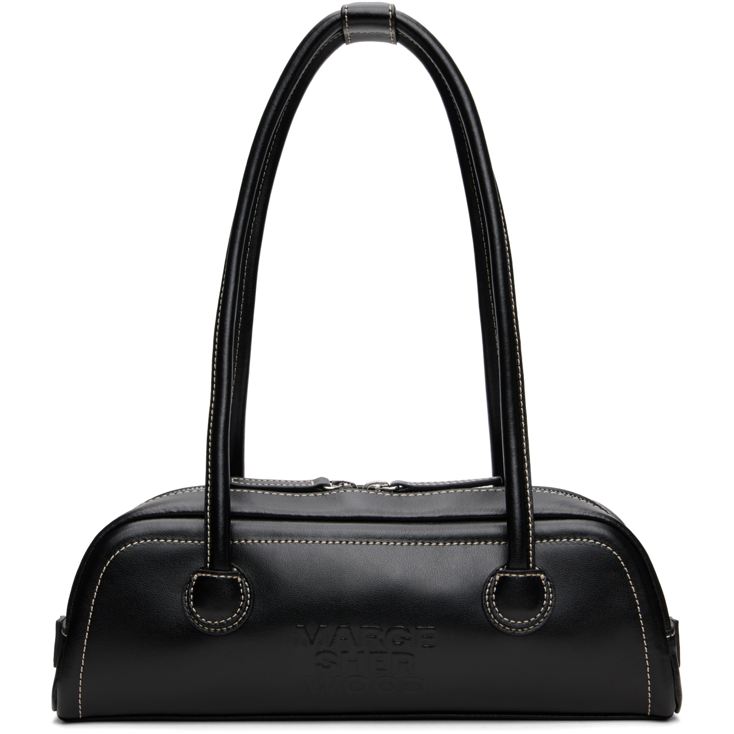 MARGESHERWOOD Black Soft Boston EW Mini Bag