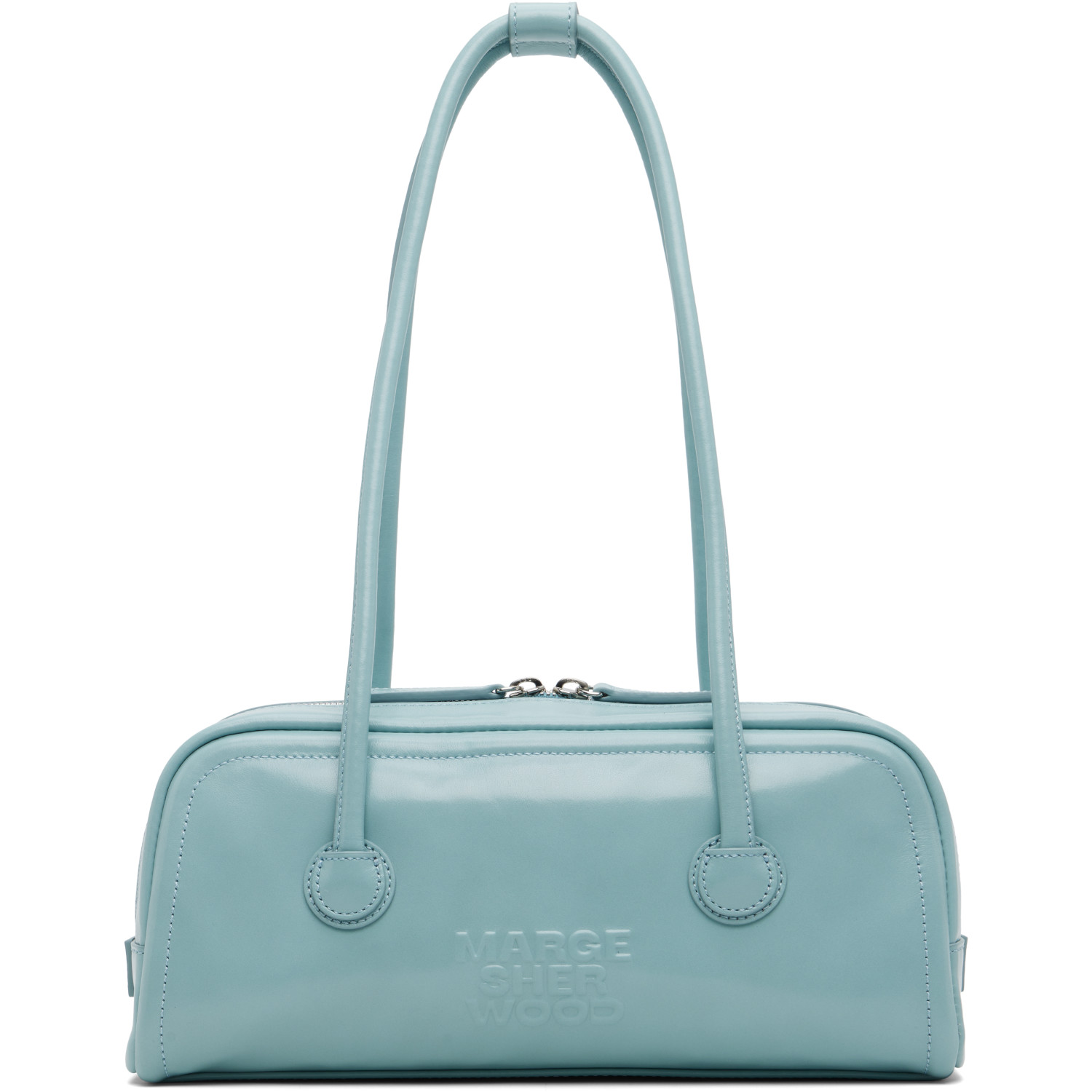 MARGESHERWOOD Blue Soft Boston EW Bag