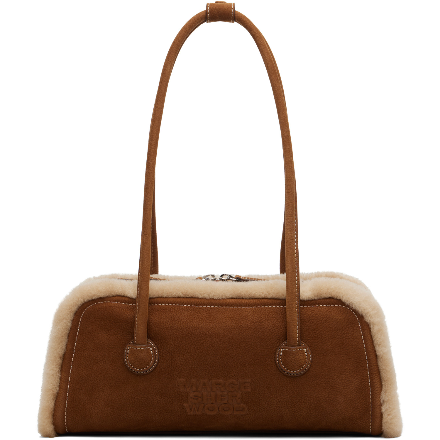 MARGESHERWOOD Tan Soft Boston EW Bag