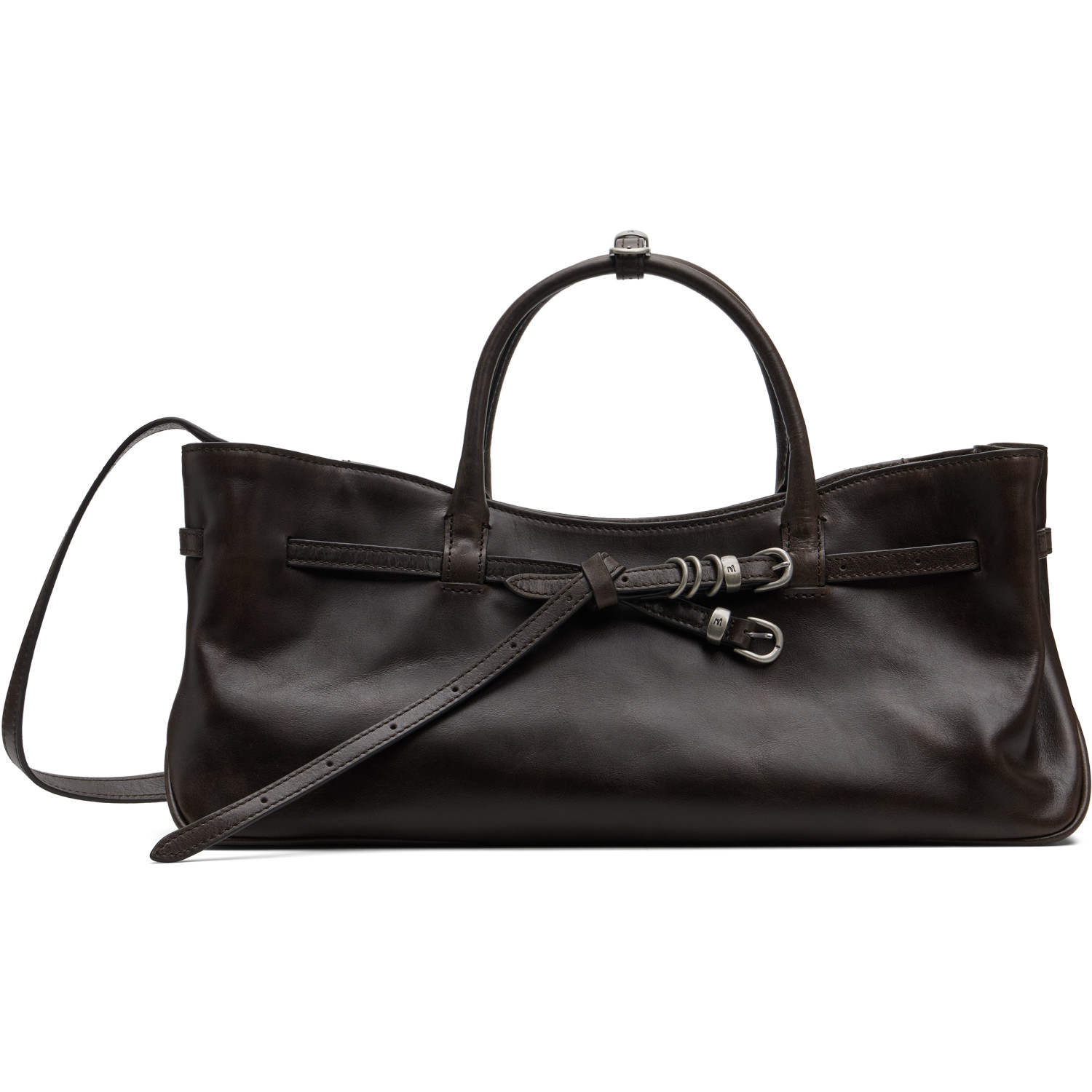 MARGESHERWOOD Brown Grandma Used Shoulder Bag