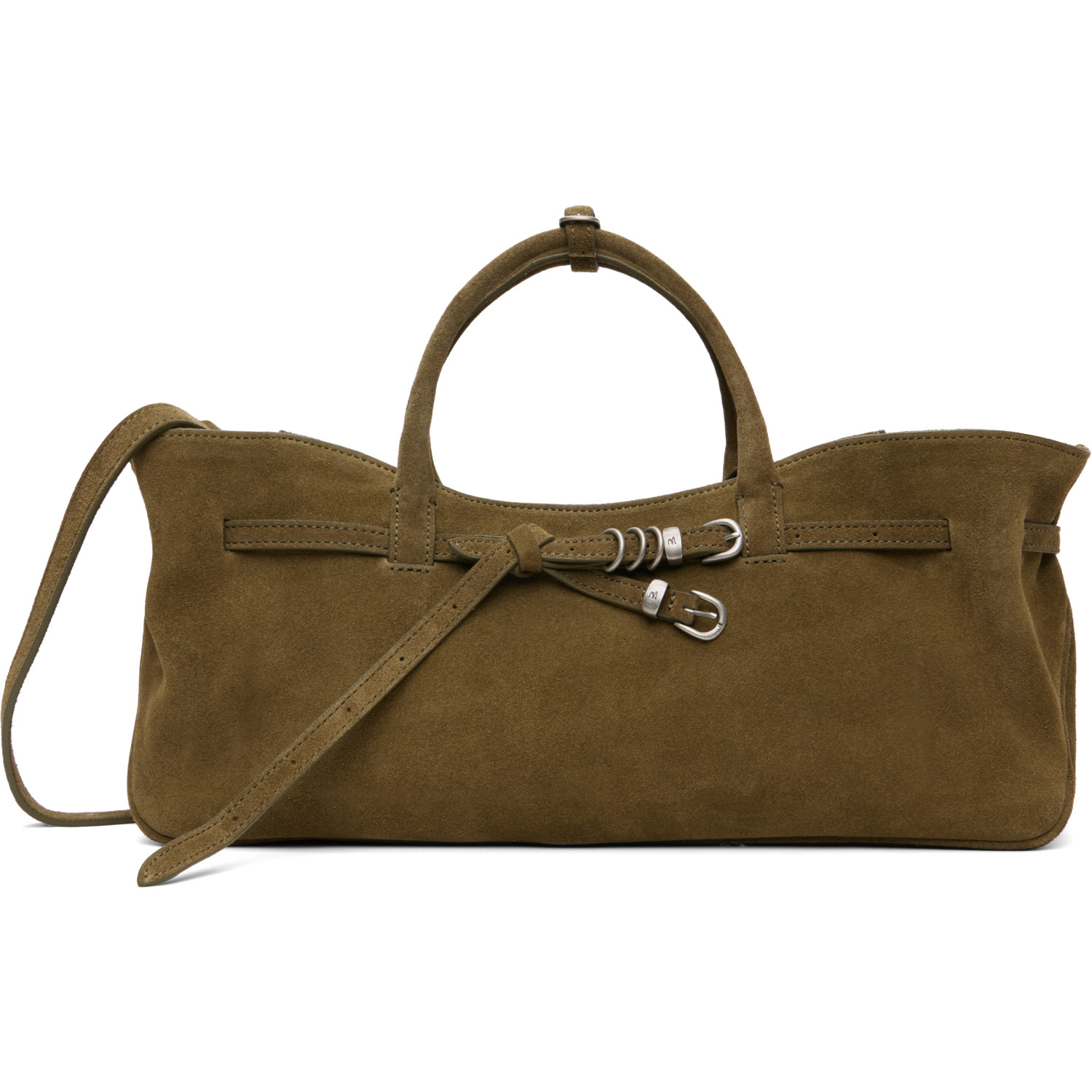 MARGESHERWOOD Khaki Zipped 'Grandma' Used Bag