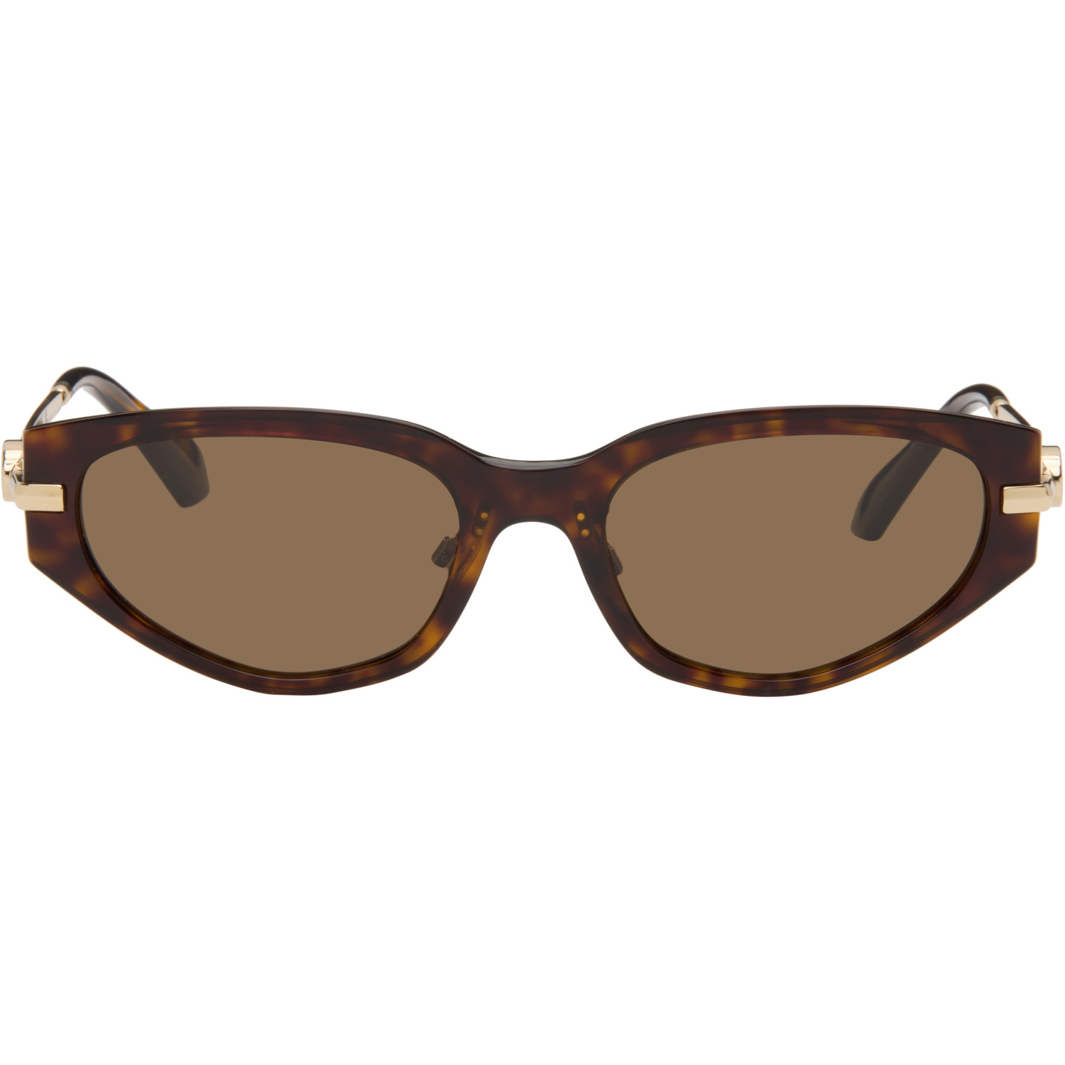 Burberry Brown Oval Sunglasses
