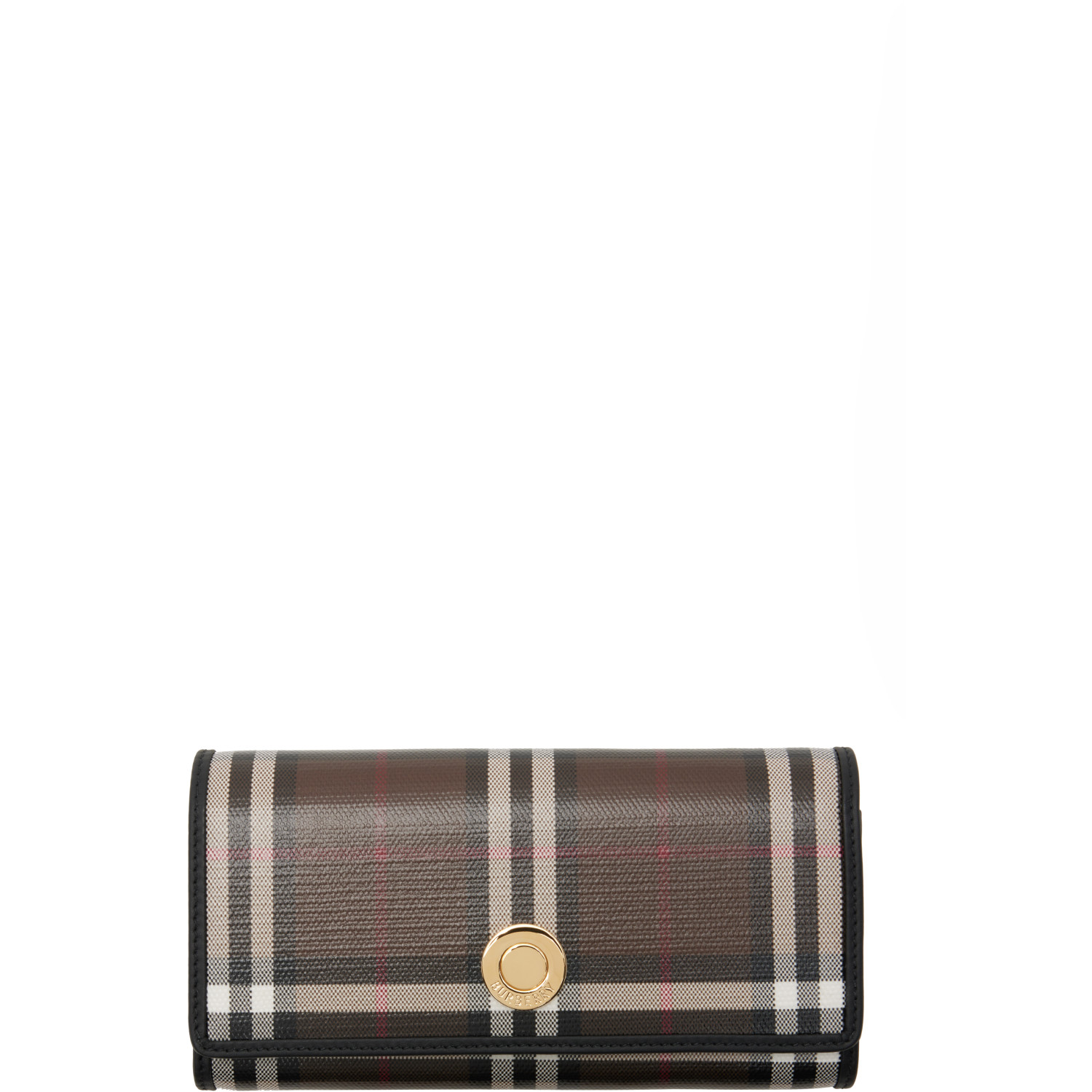 Burberry Brown Check Continental Wallet