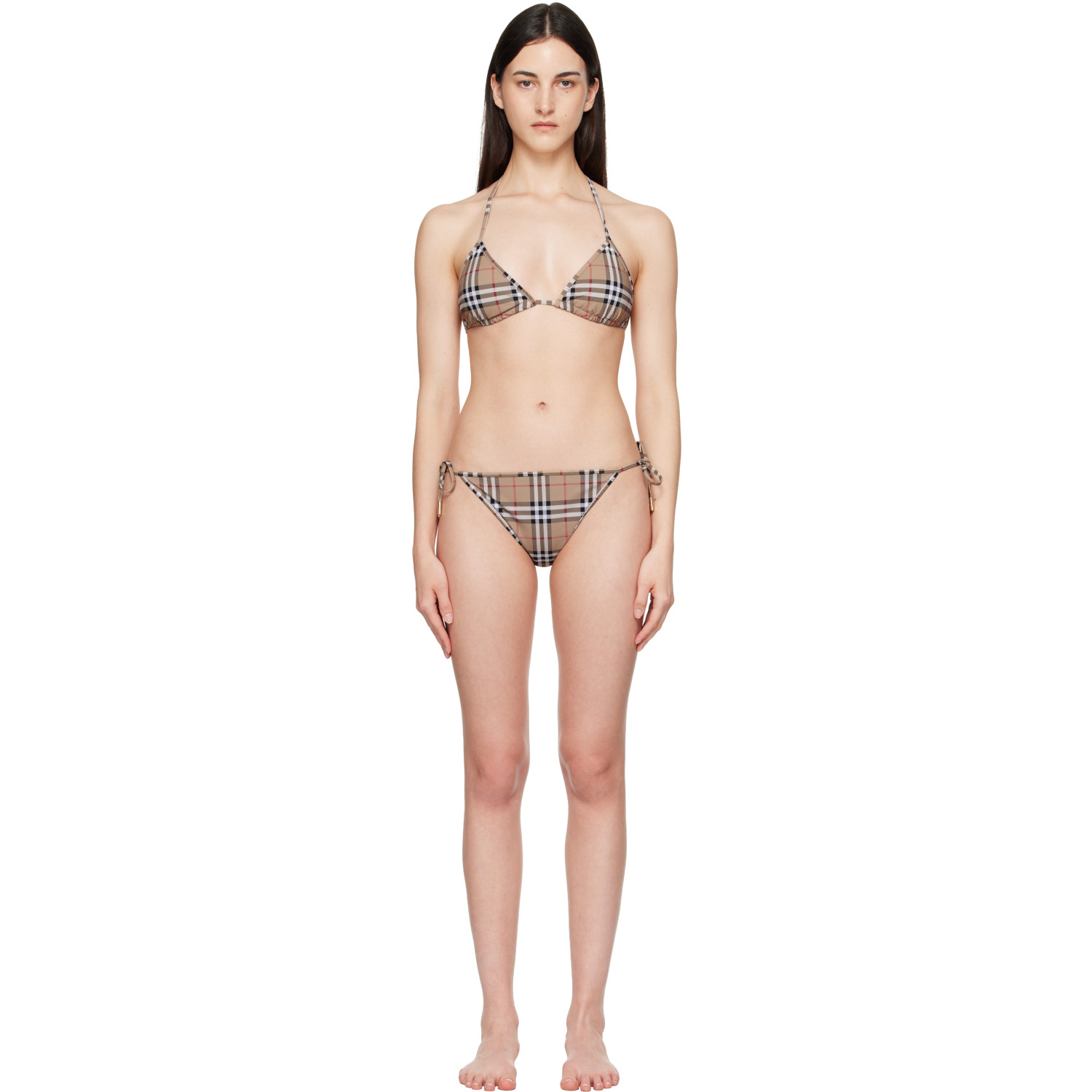 Burberry Beige Check Bikini
