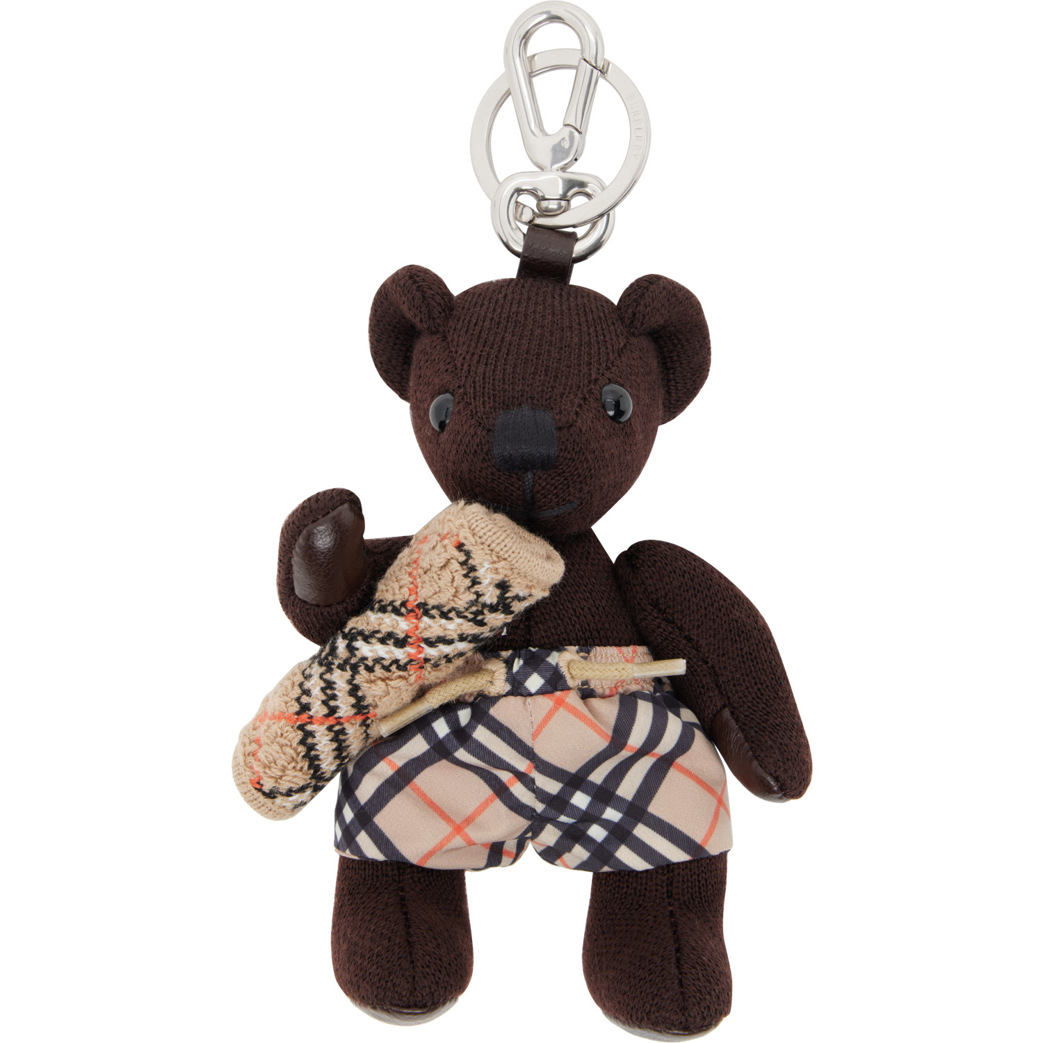 Burberry Brown Thomas Bear Charm Keychain