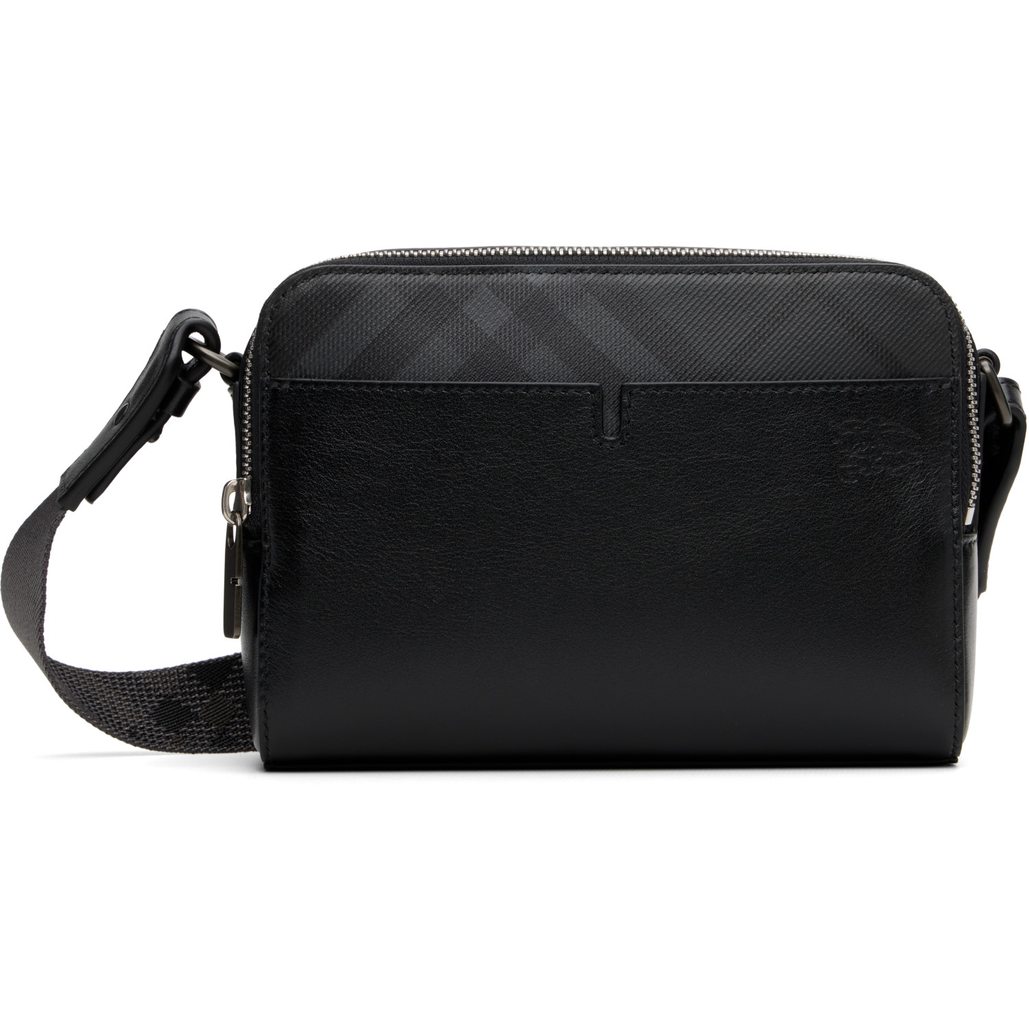 Burberry Black Pop Check Crossbody Bag
