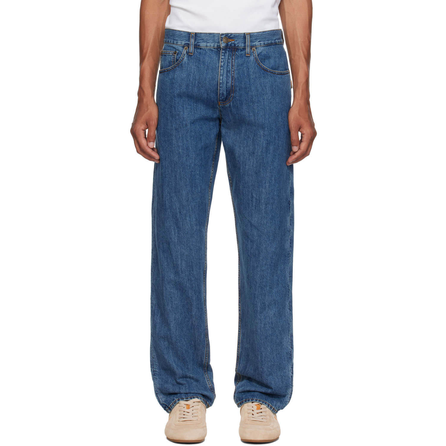 Burberry Blue Straight Jeans