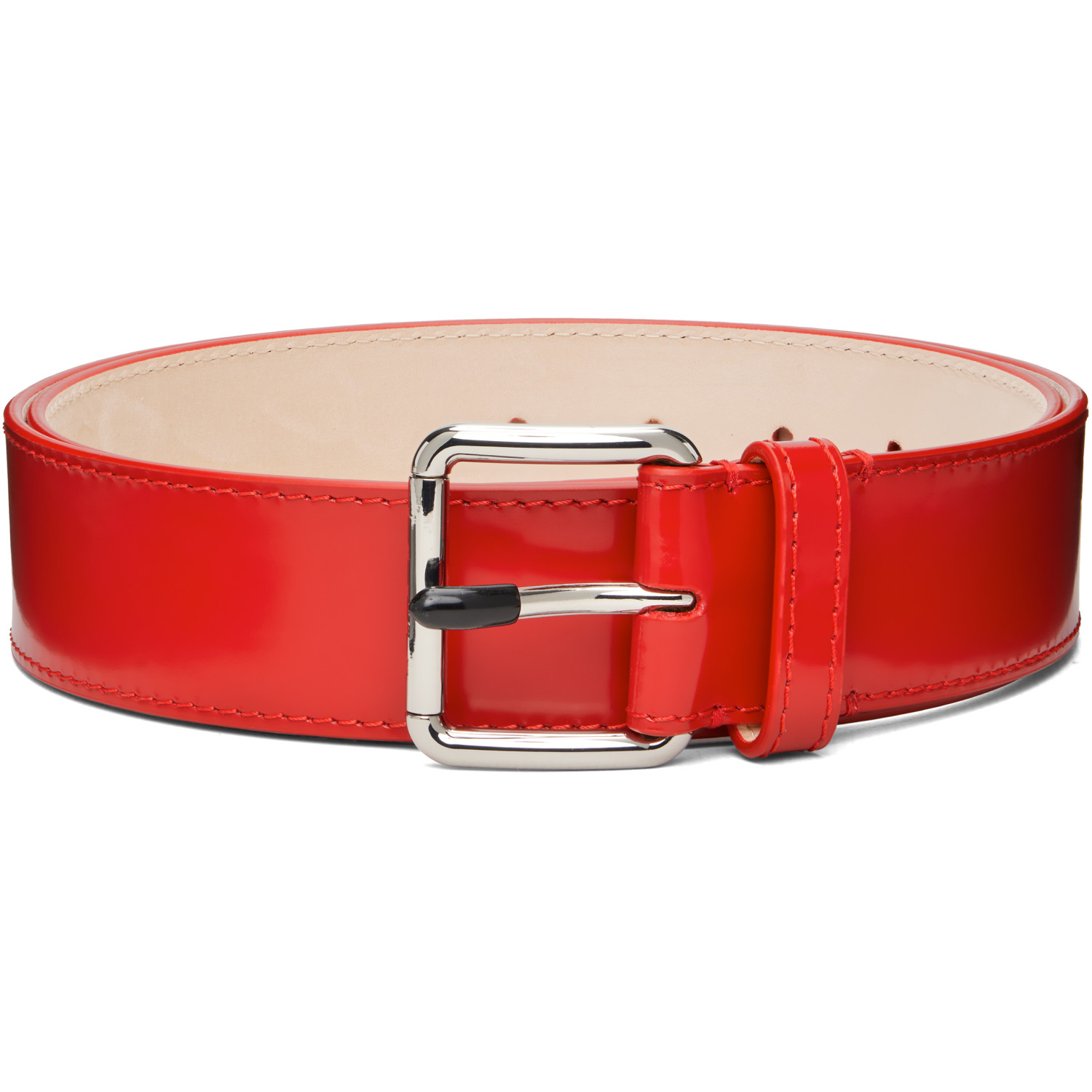Marni Red Calfskin Belt
