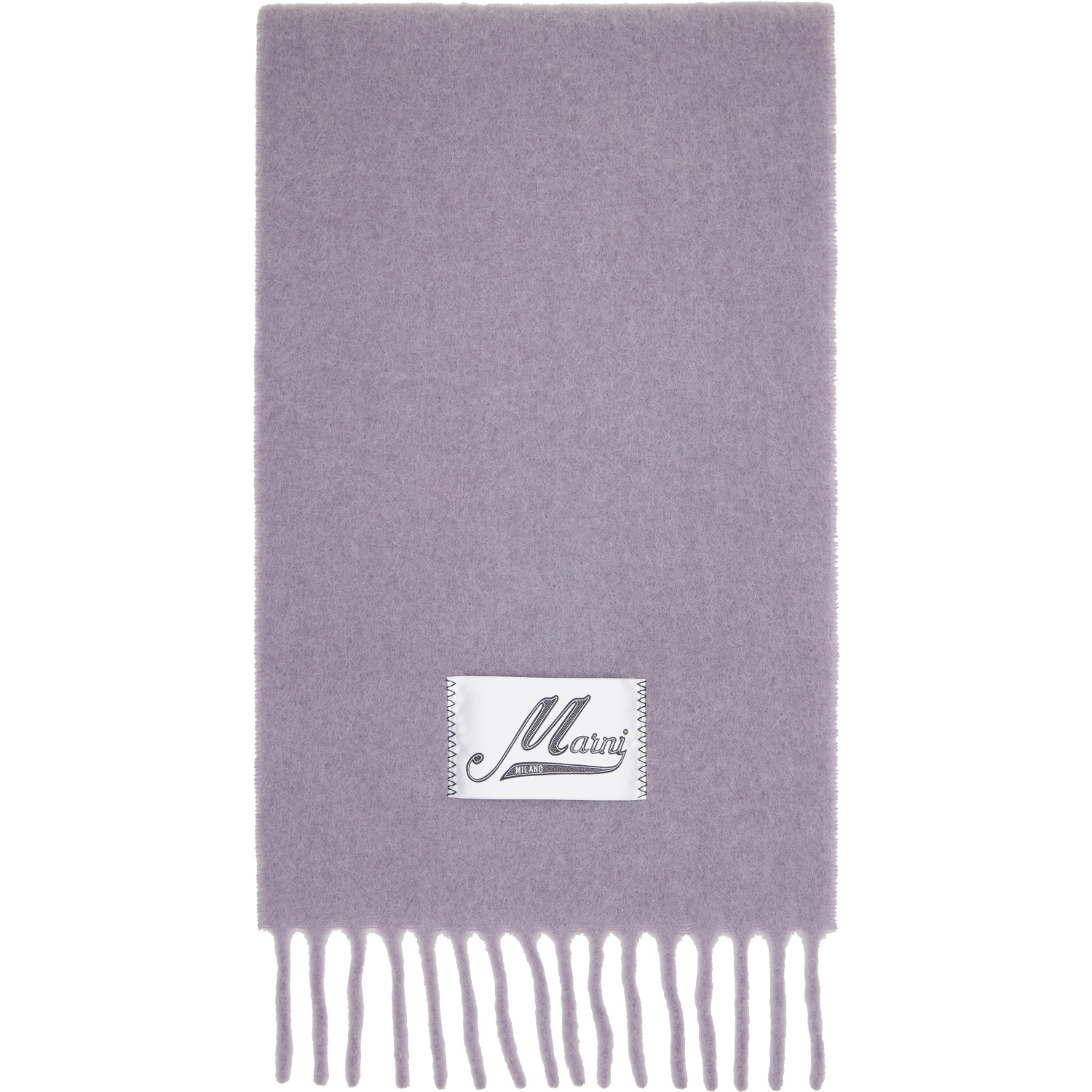 Marni Purple Alpaca Scarf