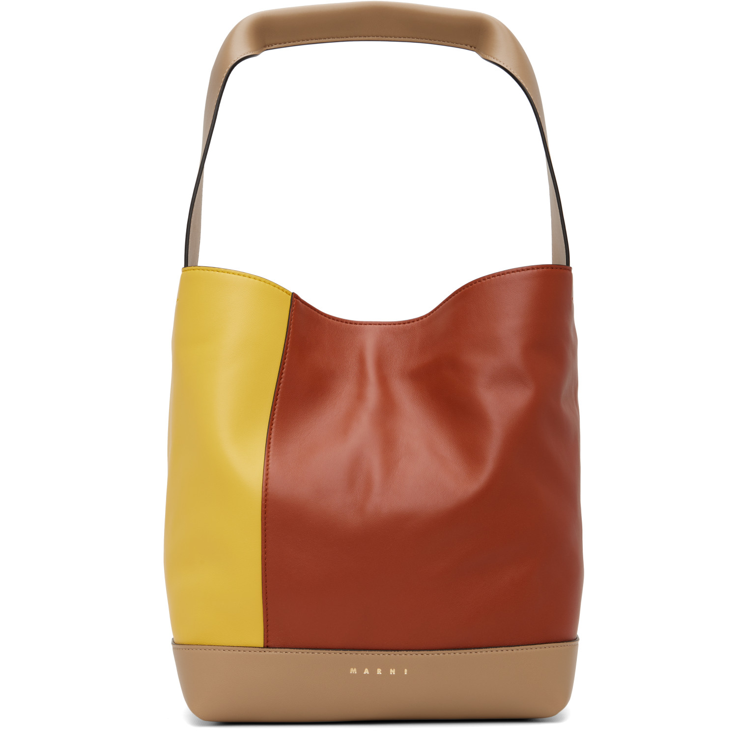 Marni Red & Yellow Pod 2.0 Shoulder Bag