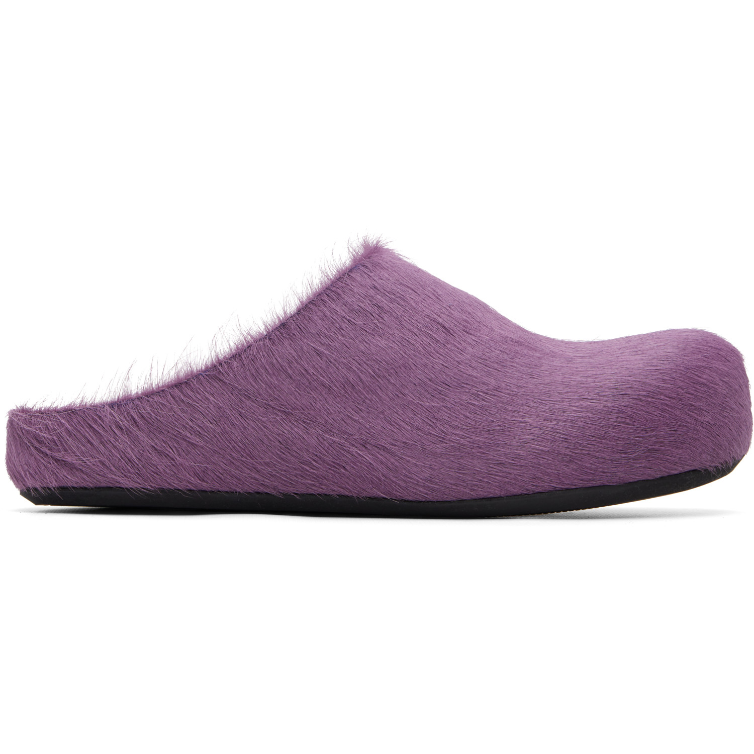 Marni Purple Fussbett Sabot Slip-on Loafers