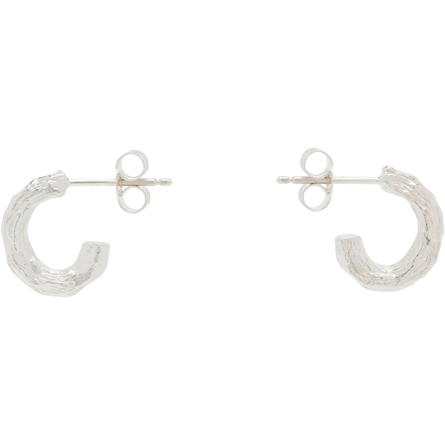 Bleue Burnham Oak Earrings In Sterling Silver