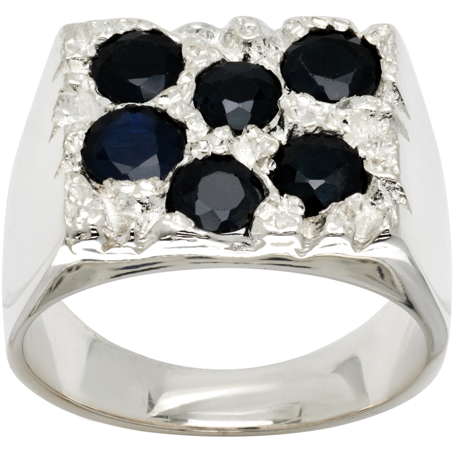 Bleue Burnham Rose Garden Signet Ring In Sterling Silver | Mi