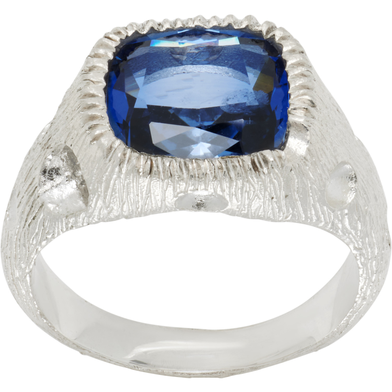 Bleue Burnham Kimchi X Natures Smile Signet Ring In Sterling Silver | Bl